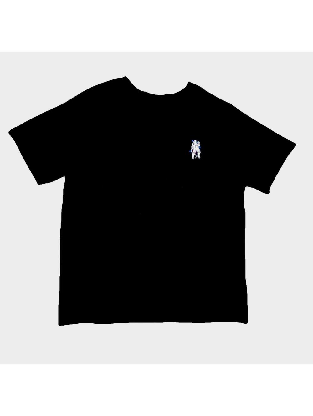 Eighty Eight Brand NASA Embroidered Astronaut T Shirt, Size Large, Black